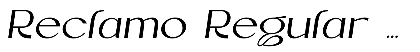 Reclamo Regular Italic